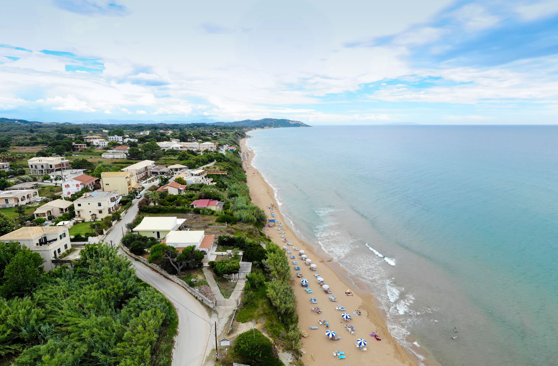 Ag. Georgios South - Taxi transfer from Corfu Airport to Ag. Georgios South, Corfu